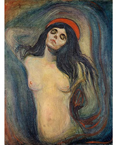 Fine Art Prints Edvard Munch Madonna Kunstdruck Wandbild Poster Premium XL