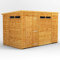 Power Sheds 10 x 6 wooden security shed. 10x6 pent wooden garden shed.