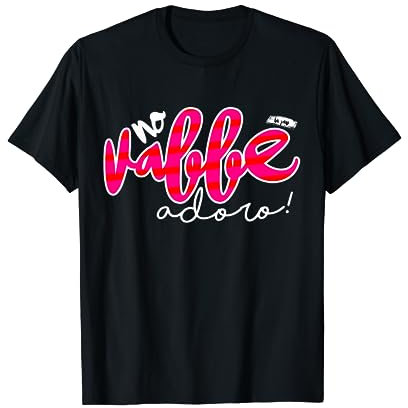 No Vabbe Adoro T Shirt Uomo Bambina Maglie donna divertenti Maglietta