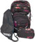 Nitro Superhero, Schulrucksackset, Rucksack, Backpack, abnehmbarer Hüftgurt, robuste Bodenplatte, Thermotasche, Laptopfach, Turnbeutel & Pencil Case XL,Black Rose
