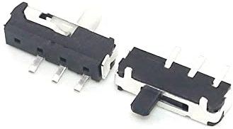 10pcs 3pin mini interruptor deslizante encendido-apagado 2 posición Micro diapositiva interruptor de palanca