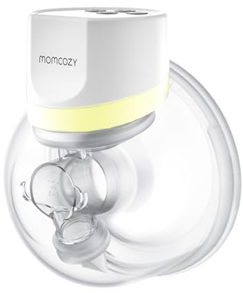 Momcozy S12 Pro Wearable Breast Pump with Comfortable Double-Sealed Flange, Apricot