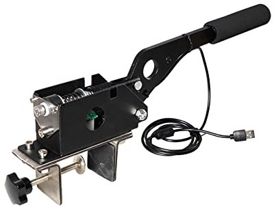 Bruce & Shark Handbremse PC USB Handbremse PC SIM m Klemme für Log-itech G29/G920/G25/G27 T500 Fanatec/OSW/Dirt Rally Rennspiele [video game]