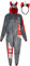 corimori Flauschiges Zombie Einhorn Kostüm für Erwachsene mit Haarreif | Halloween Kostüm Onesie für Damen, Herren | Körpergröße 160-170cm