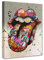 Banksy Street Art Graffiti-Zungenbilder, Lippen-Gemälde, lustiges Kunstwerk für Wohnzimmer, Geschenk, 1 Stück, Leinwandkunst, nordische Heimdekoration, gerahmt, fertig zum Aufhängen, Poster und Drucke