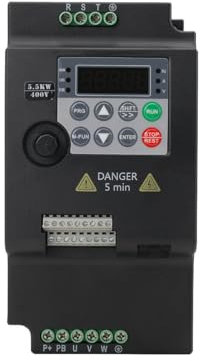 YILIKISS 380V Frequenzumrichter Mini VFD 3 Phasen-Wechselstrom Wechselrichter für 3 Phasen Drehstrommotoren (380VAC 5.5kW)
