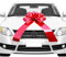 APOMOONS Lazo Grande para Coche Rojo, Lazos de Regalo, Lazo Gigante para Coche Lazo de cumpleaños Lazo Rojo Grande Lazos para Regalos, Lazos navideños para Coches, Lazo de Regalo (23 Inches)