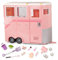 Our Generation – Reitsport-Set – Pflegespielzeug – 46 cm Puppenzubehör – Rollenspiel – Spielzeug für Kinder ab 3 Jahren – Pferdeanhänger rosa
