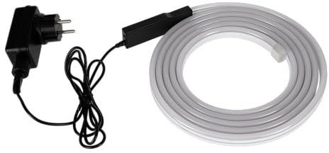 EGLO connect.z Smart-Home LED Strip Flatneon-Z, Lichtleiste 5 m, ZigBee, LED Streifen, App und Sprachsteuerung Alexa, Lichtfarbe (warmweiß-kaltweiß), RGB, dimmbar, IP44