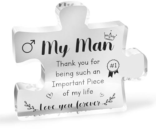 Geschenk für EIN Mann - Acryl Puzzle, Hochzeitstag Geschenke für Männer, Ich Liebe Dich Geschenke, Sinnvolle Geschenke für Männer, Geschenk Jahrestag für männer, Weihnachten Geschenke