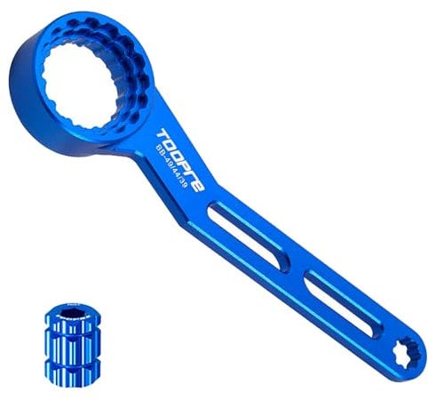 6-in-1 Kurbelabzieher Fahrrad Tretlagerschlüssel Centerlock Werkzeug Fahrrad Werkzeug Centerlock Bremsscheibe (12/16-Zahn) für Hollowtech II Kompatibel für BBR60/BB80/BB51/PF30