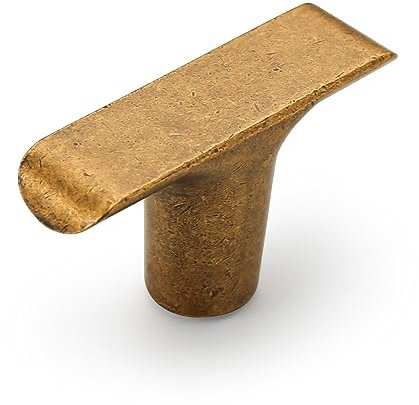 Amerdeco 10 Stück Möbelknöpfe Antik Messing, Schrankknöpfe, Schubladenknöpfe, Türknöpfe, Kommodenknöpfe UK0060