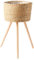 Gogogmee Minimalistischen Design Holz Blumentopf Rack Woven Anlage Töpfe Für Innen
