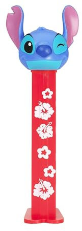 Pez Dispenser with Candy - Disney Aloha Stitch