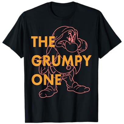 Portrait de Blanche-Neige Le Grincheux de Disney T-Shirt