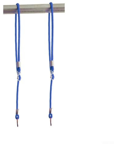 Heavy Duty Adjustable Tree Swing Ropes Set of 2 for Playground Equipment and Backyard Fun (blue)