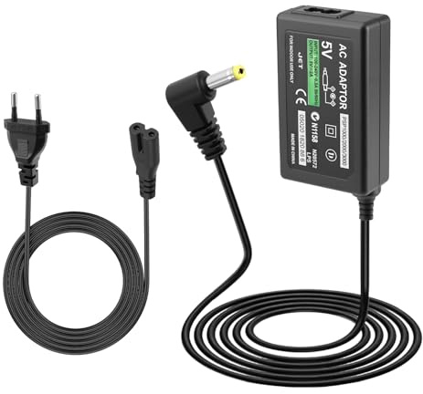 Caricatore per PSP 1000 2000 3000 e PS Vita Adattatore di Alimentazione Portatile con Protezione da Sovraccarico Compatto e Rapido Console per Sony