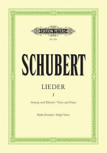 Lieder, Band 1: Hohe Singstimme (Edition Peters, 1, Band 1)