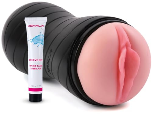 ZEMALIA Gina Mas-turbador Realístita, Combinación de la Vagina, la Lengua y los Dientes, Juguete Erótico para Adultos, Masturbación Masculina Sexual