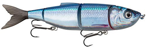 Savage Gear 4Play V2 Swim N Jerk - 3D gescannter Heringsschwimmköder für Raubfischangler, realistische Aktion, Stop & Go Techniken, ideal für Hecht, Barsch & mehr | Slow Sink Hering 16,5 cm