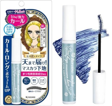 KissMe Isehan Heroine Make Carl Keep Mascara Base - Blue Gray