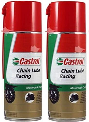 Castrol Chain Lube Racing Aerosol, vollsynthetisches Kettenöl Schmiermittel, 800 ml
