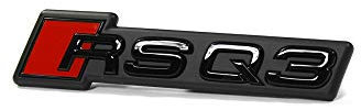 Audi Original RSQ3 Schriftzug Emblem Logo Schwarz Front Kühlergrill