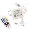 FOLGEMIR Trasformatore di alimentazione Bluetooth 230V per striscia LED 5050 RGB con telecomando a infrarossi 24 pulsanti, SOLO trasformatore, SENZA striscia