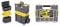 STANLEY Essential Rolling Workshop Toolbox, 3 Tier Stackable Units, STST1-80151 & STANLEY Sortmaster Stackable Storage Organiser for Tools, Small Parts, Adjustable Compartments, 1-97-483