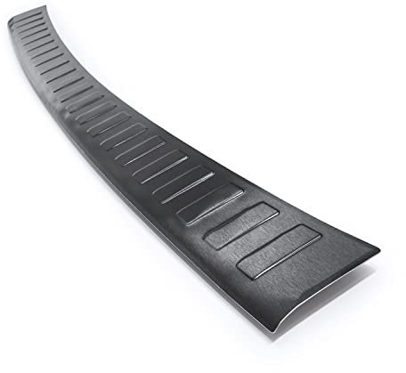 teileplus24 L700 Ladekantenschutz kompatibel mit Seat Leon 4 ST, Cupra Leon ST Kombi 2020- Abkantung V2A Edelstahl, Farbe:Anthrazit gebürstet