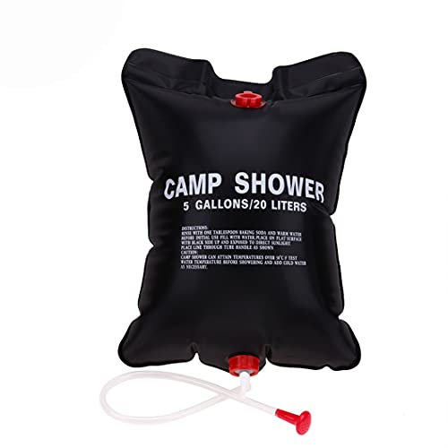LIANYG 20L portátil Solar calentado Agua Bolsa energía calentada bañarse Acampar Bolso de Ducha Picnic Bolsa de Agua BBQ Senderismo Almacenamiento de Agua Bolsa de Ducha 611