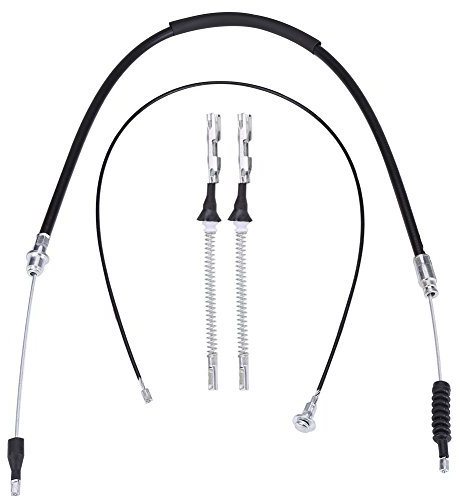 Qiilu Cavo del Freno a Mano Set di Cavi per Freno a Mano Posteriore da 4 Pezzi per Corsa C 1.0, 1.2 e 1.3 CDTi