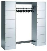 C+P Offene Garderobe Serie 8070, H1950xB1870xT480mm
