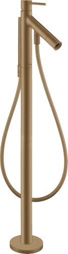 hansgrohe AXOR Starck Einhebel-Wannenmischer bodenstehend mit Pingriff, 10456140, Farbe: Brushed Bronze