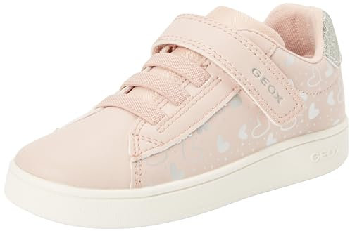 Geox Baby-Mädchen B ECLYPER Girl A Sneaker, LT Rose/Silver, 24 EU