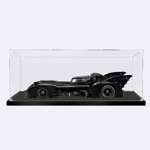 Acryl-Vitrine für Lego The Batman Chariot 76139 Bausteine Modellset, staubdicht, transparent, transparent, Vitrine (Modell NICHT im Lieferumfang enthalten)(3mm)