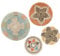 Uxcell Bohemian Wall Basket Decor Set - Straw Hanging Woven Wicker Wall Decor (4pcs)
