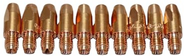 STM Der Meisterladen Stromdüse Kontaktrohr Schweißdüsen 10 Stk. 0,8mm-1,2mm M8x30 MIG/MAG Typ401/501 (10 Stk. 0,8 mm)