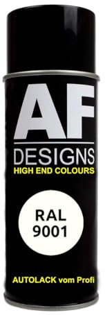RAL9001 CREMEWEISS Spraydose glänzend Lackspray Sprühdose DIY Autolack