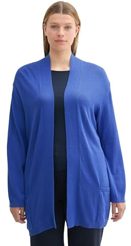 Tom Tailor Damen 1044773 Plussize Basic Cardigan Strickjacke (1er Pack)