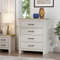 Galano Gemstone Kommode mit 4 Schubladen – Kleiderschrank-Organizer für Schlafzimmer – Einfache Montage – Hellgrau