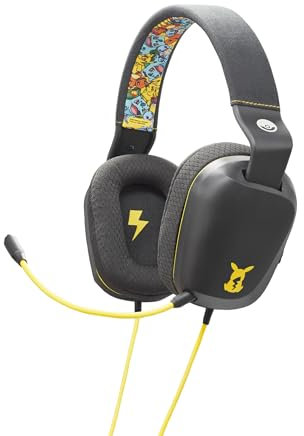 PowerA Cuffia stereo cablata per Nintendo Switch - Pokémon: Kanto Friends, 3,5 mm, cablata, stereo, licenza ufficiale