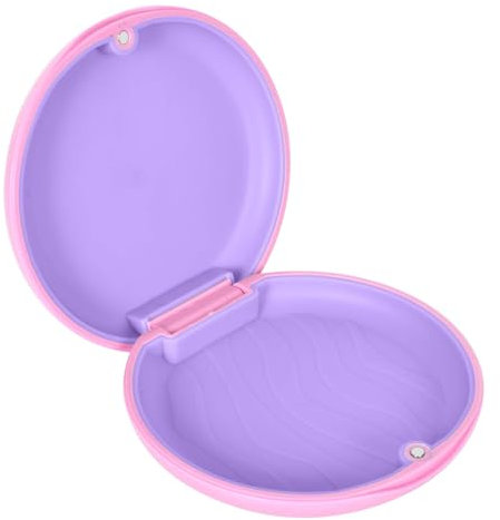 Disnace Boîte de Rangement Prothèses, Boite Appareil Dentaire, Etui pour Dentaires Ultra, Boîte A Dentier, Boîte Gouttiere Dentier, Cas de Retenue pour Gouttières, Pinces, Appareils Dentaires (Rose)