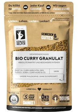 Bremer Gewürzhandel Currygranulat, BIO, für Mühle & Mörser, 70g