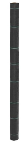 Iiaky Unkrautvlies Gartenvlies Abdeckfolie Garten Unkrautvlies Unkrautfolie Schwarz 1,5x10 m PP