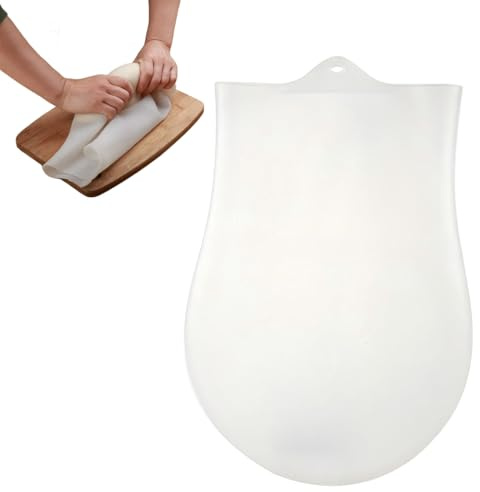 VIFERR Silicone Kneading Bag Reusable Kneading Dough Bag Soft Flour Mixing Preservation Bag with Belt Kitchen Baking Tool for Bread Pastry Cake