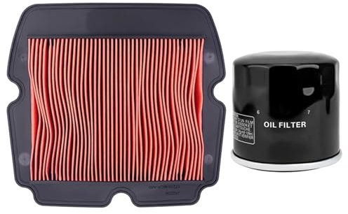 Filtro Aria per Moto Per Goldwing GL1800HPNM Audio GL1800HPNA GL1800BD GL1800ABS 17210-MCA-A60 17210-MCA-003 Moto Filtro Aria E Filtro Olio Filtro Aspirazione Aria Moto(AirFilter Oil Filter)