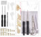 Eyeglass Repair Tool Kit, Gold Glasses Repair Kit Precision Glasses Screwdriver Set with Screws Nose Pads Eyeglass Ear Grips Tweezer for Eyeglasses Sunglasses Presbyopes Watch Repairs