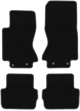 Filz-Fußmatten passend für Jaguar S-Type X204 2002-2008, Schwarz, Basic