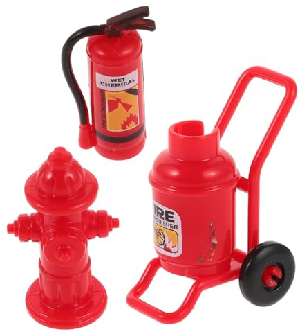 Gadpiparty Mini Extincteur Simulé pour Décoration De Maison De Poupée Ornements De Mini Maison Et Accessoires De Simulation pour De Jouet